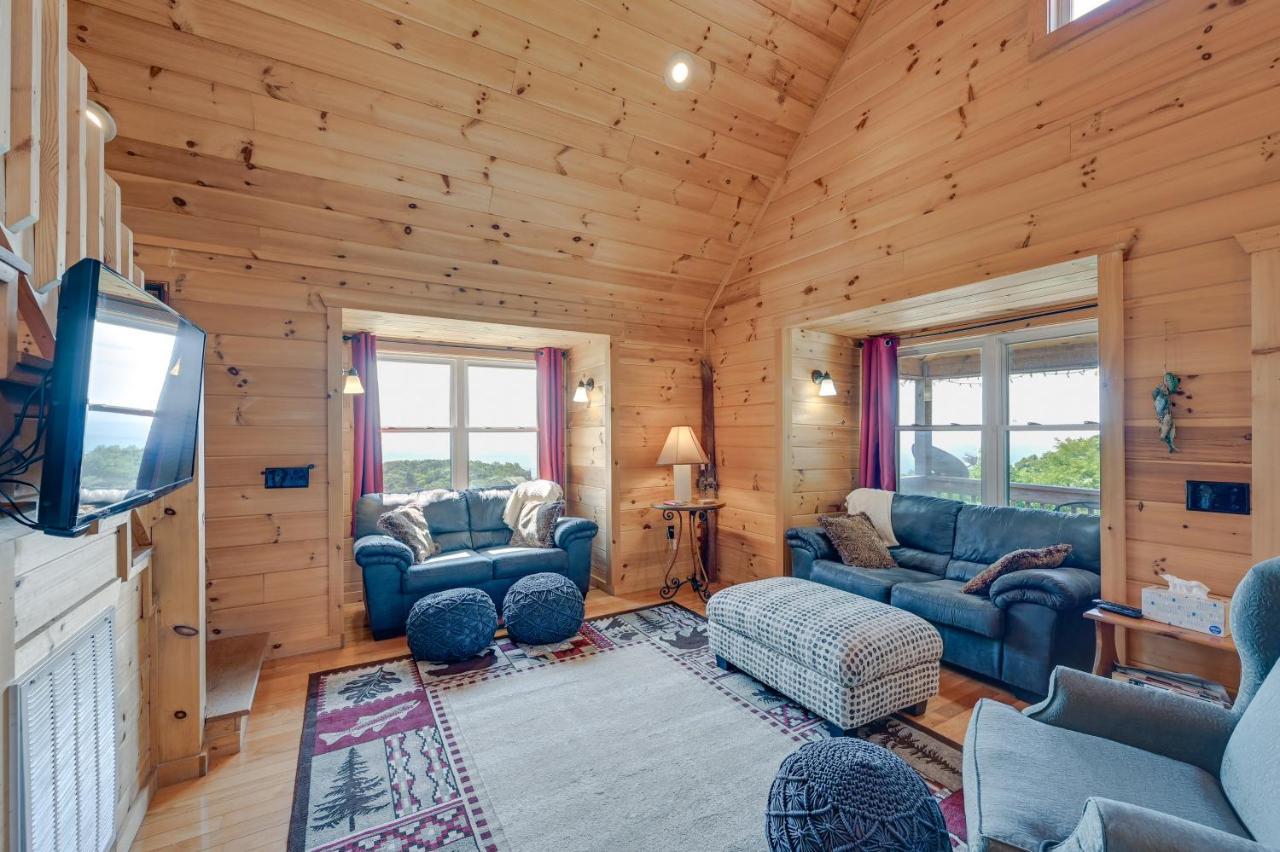 Warm And Cozy Cabin With Deck On Top Of The Blue Ridge Fancy Gap المظهر الخارجي الصورة