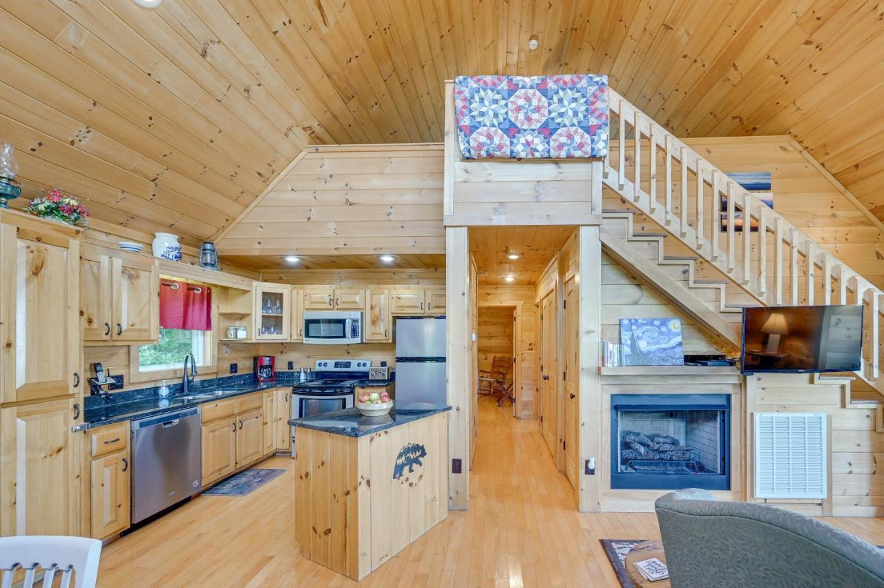 Warm And Cozy Cabin With Deck On Top Of The Blue Ridge Fancy Gap المظهر الخارجي الصورة