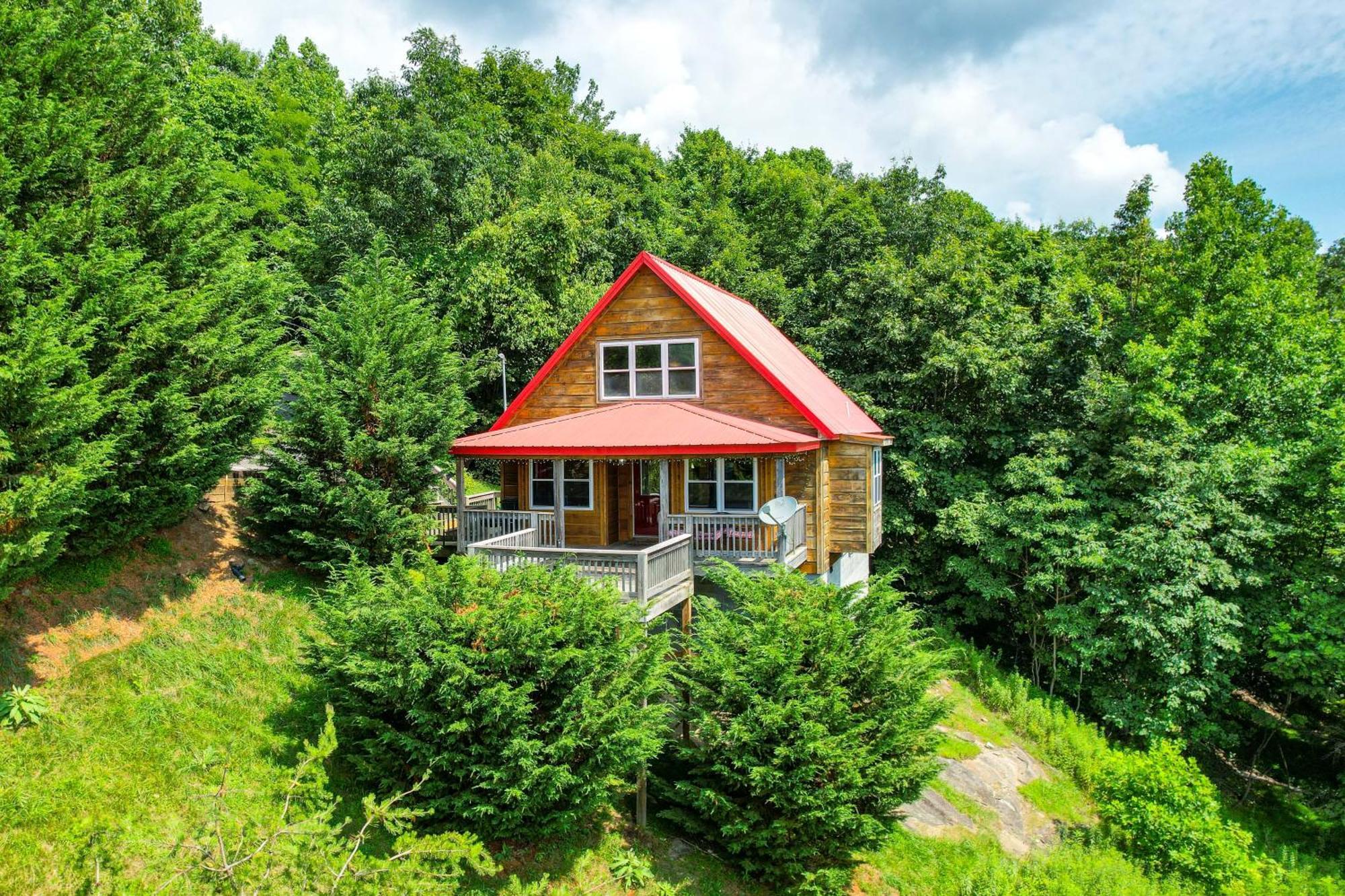 Warm And Cozy Cabin With Deck On Top Of The Blue Ridge Fancy Gap المظهر الخارجي الصورة